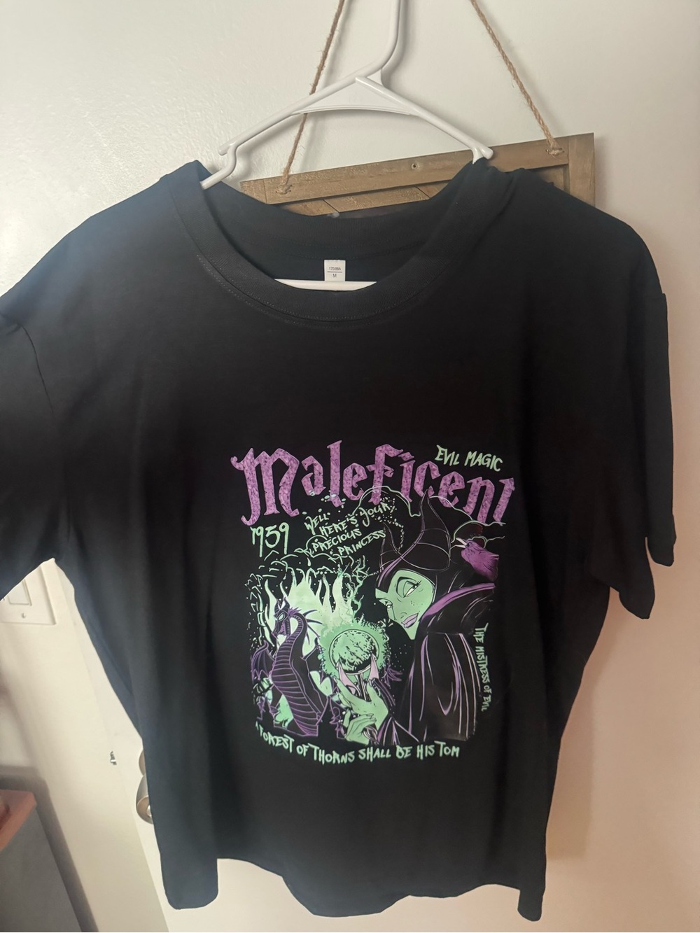 Maleficent Graphic Tee - Black women